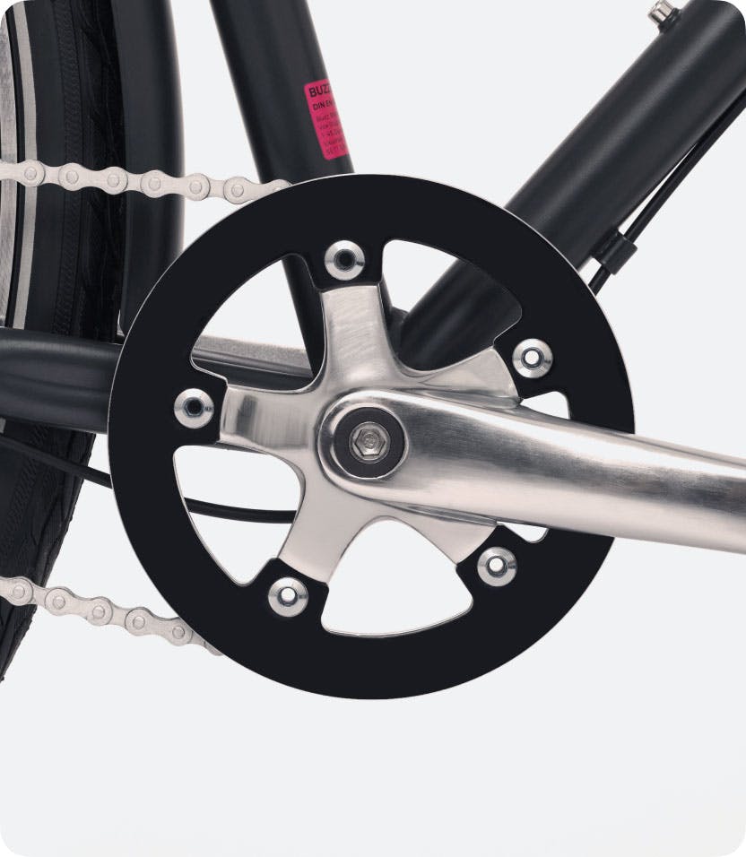 The Shimano Hub 3-gear system helps you deal with any incline London can throw at you